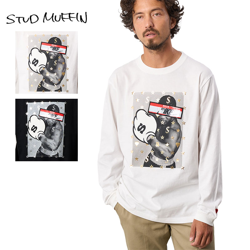 スタッドマフィン ロンT STUD MUFFIN Tシャツ 長袖Tシャツ メンズ レディース ブラン...