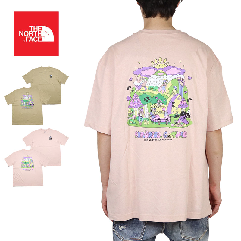 THE NORTH FACE ザノースフェイス 半袖カットソー 大きいサイズ:XL ロゴTシャツ    グレー レディース / 240002231677 THE NORTH FACE（ザ ノースフェイス） tシャツ レディース メンズ