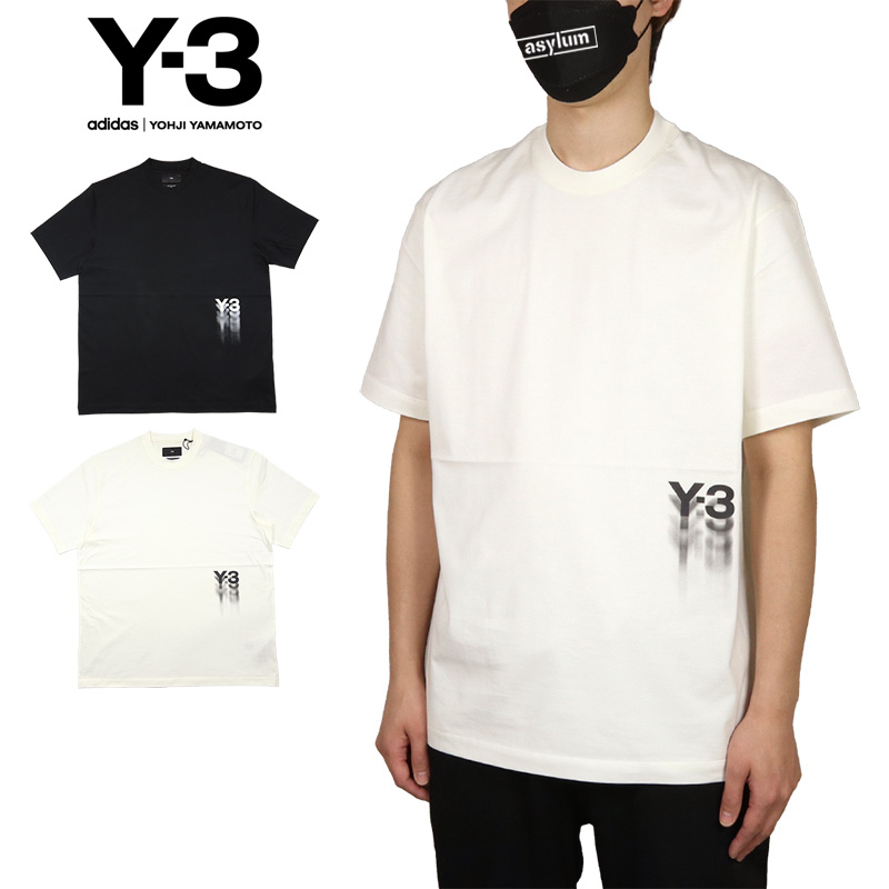 Y-3 Tシャツ ワイスリー 半袖Tシャツ メンズ レディース ブランド 大きいサイズ おしゃれ 黒 白｜asylum｜03