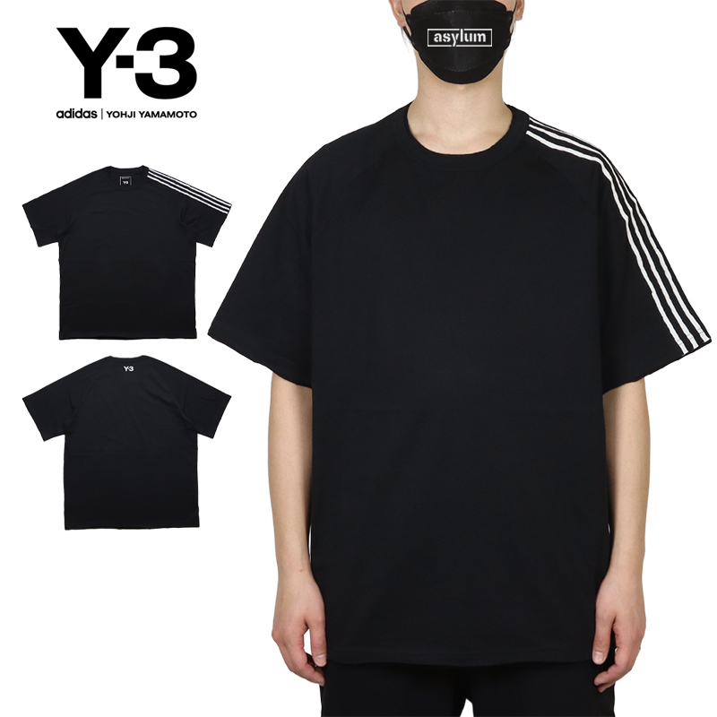 Y-3 半袖Tシャツ XL 黒 Y-3 【並行輸入品】ワイスリー Tシャツ 半袖 メンズ レディース