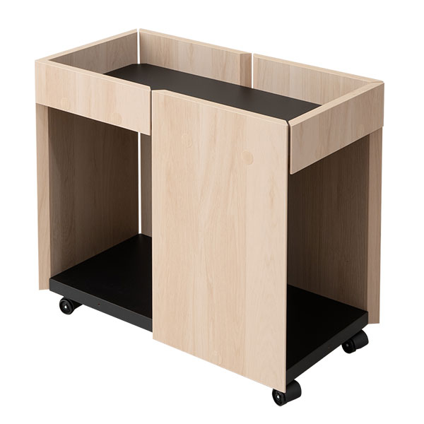 EMOOR サイドワゴン デスクワゴン 収納 デスクサイド ワゴン