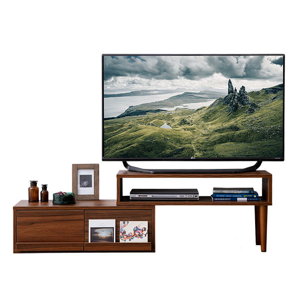 EMOOR（エムール） テレビボード テレビ台 伸縮 ロータイプ
