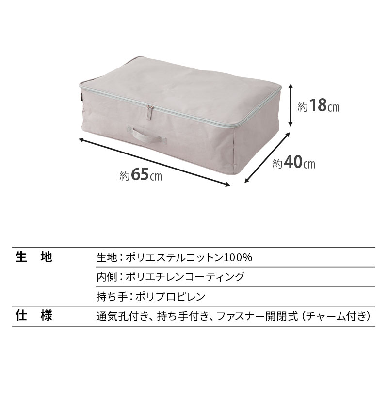 ベッド下収納ケース 単品 破けにくい 衣類 靴 雑貨 小物 おもちゃ 小分け 整理 衣替え 引っ越し 新生活 オフシーズン