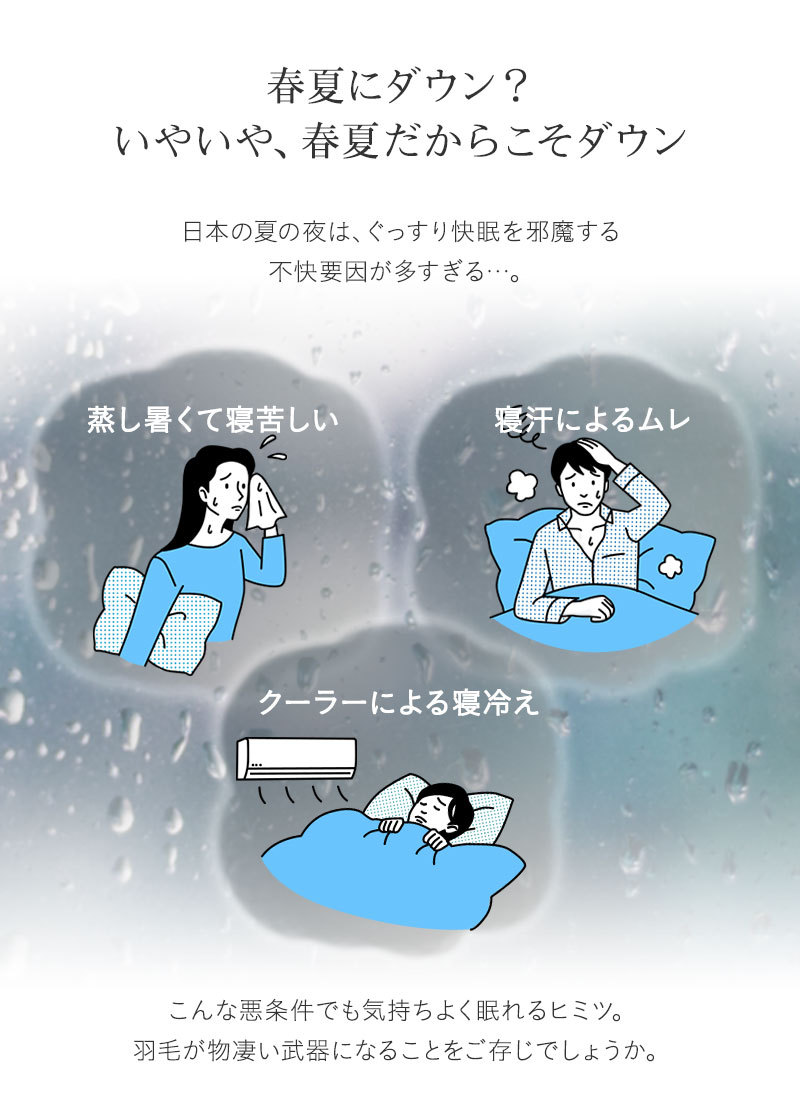 はごろもダウンケット シングル