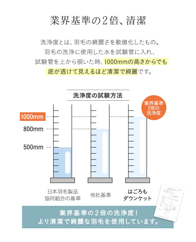 はごろもダウンケット シングル