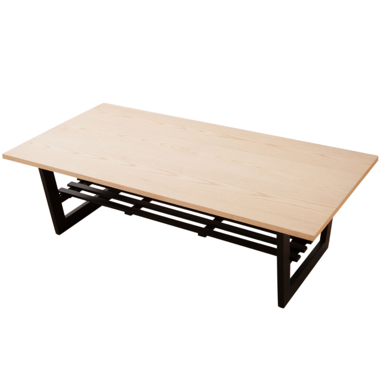 棚付 折りたたみ テーブル 長方形 QIチャージャー 木製 ローテーブル センターテーブル リビングテーブル 机 北欧 ナチュラル おしゃれ 送料無料  エムール