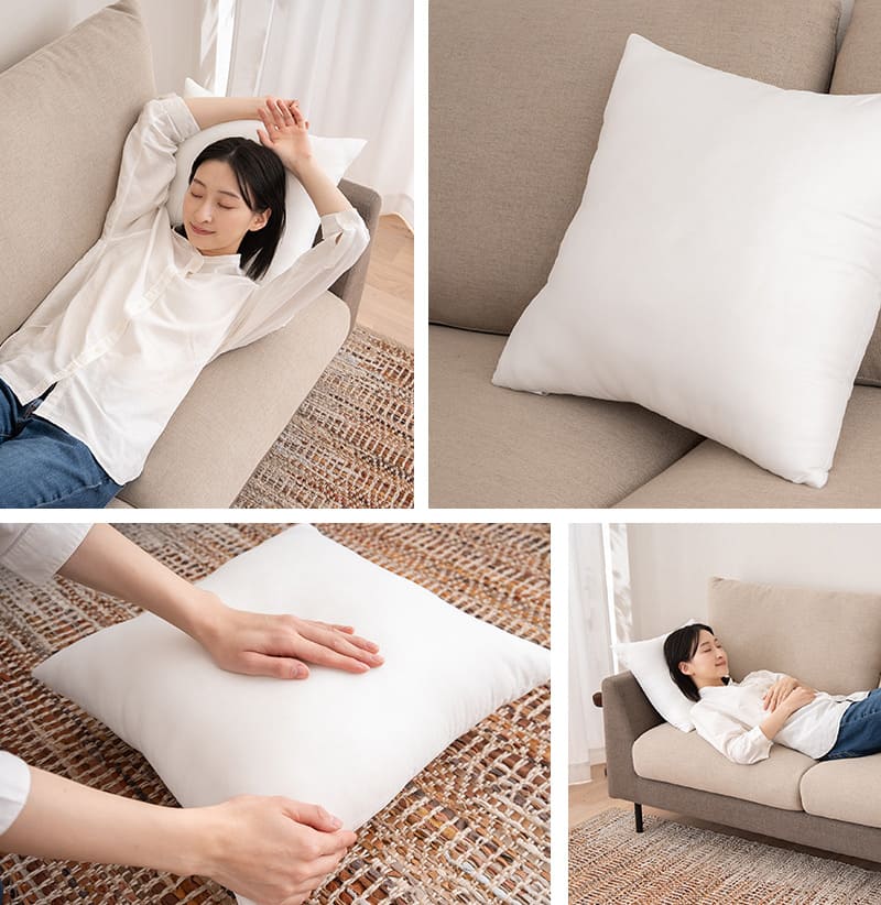 EMOOR（エムール） 洗えるクッション ヌードクッション 45×45cm 50