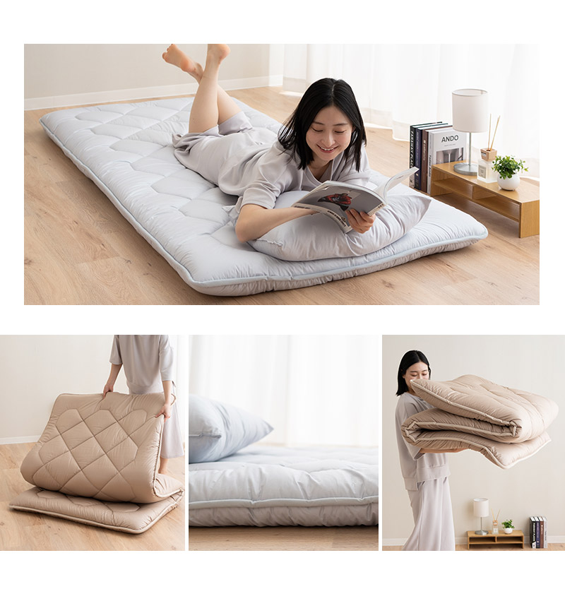 EMOOR（エムール） 日本製 へたりにくい 敷き布団 シングル 極厚 綿100