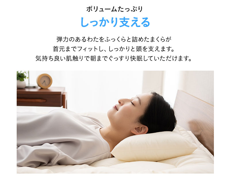 EMOOR（エムール） 日本製 ぜんぶ洗える 枕 35×50cm 洗える 丸洗い