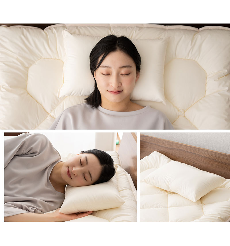 EMOOR（エムール） 日本製 ぜんぶ洗える 枕 35×50cm 洗える 丸洗い