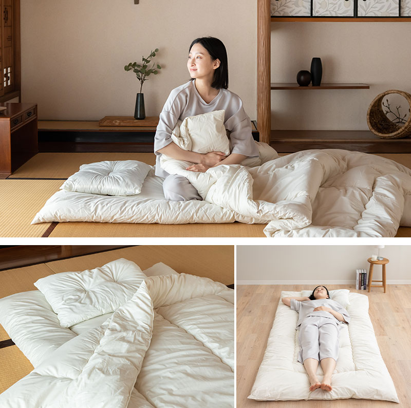 EMOOR LUXE】 布団3点セット シングル 抗菌 防臭 防ダニ 高機能