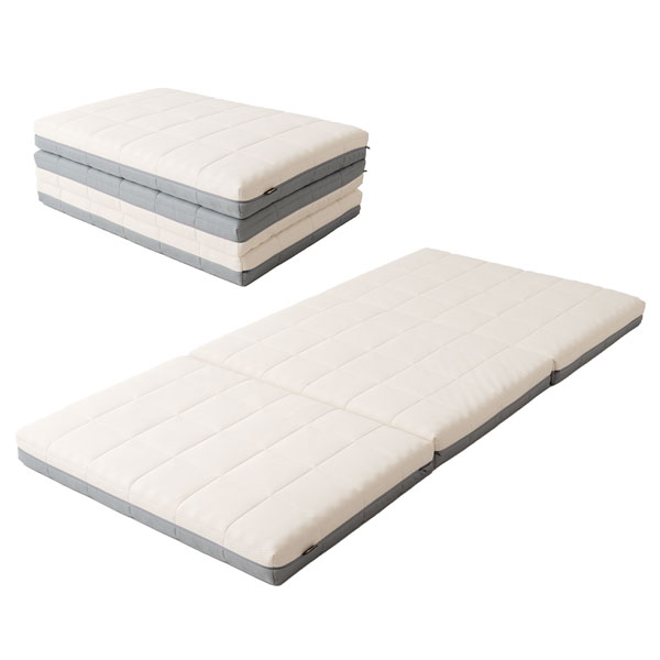 EMOOR（エムール） マットレス シングル 極厚 10cm 三つ折り