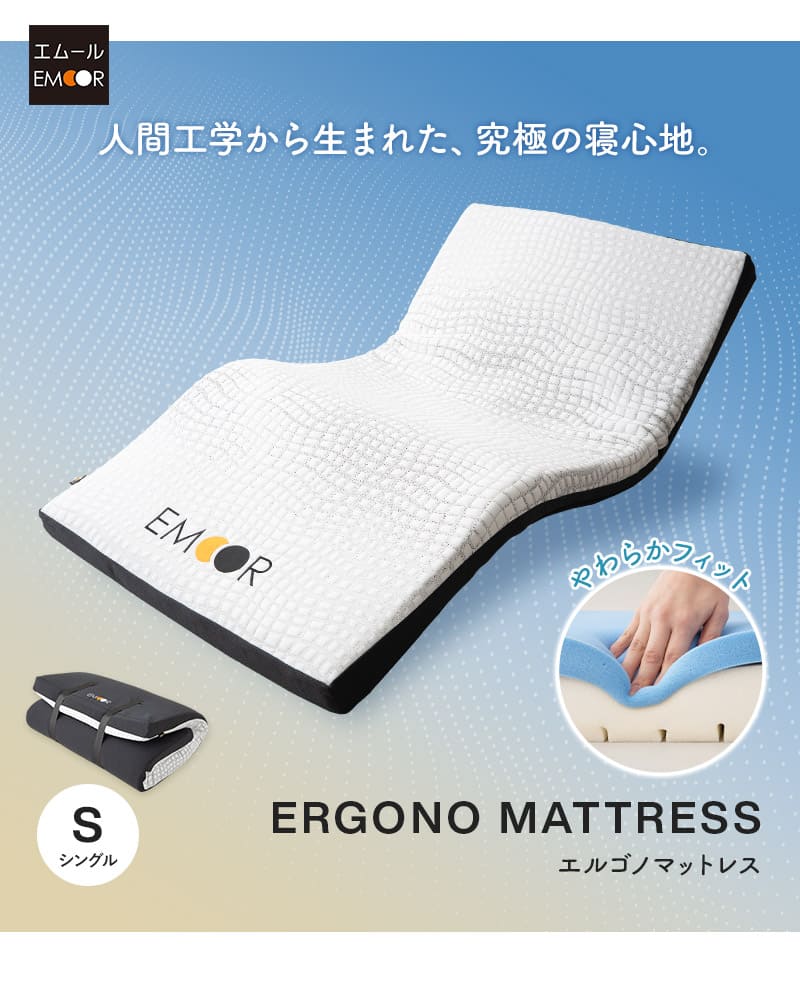 エルゴスリープ　シングル　マットレス 通販生活®腰痛対策敷布団「エルゴスリープ2.5」｜【公式