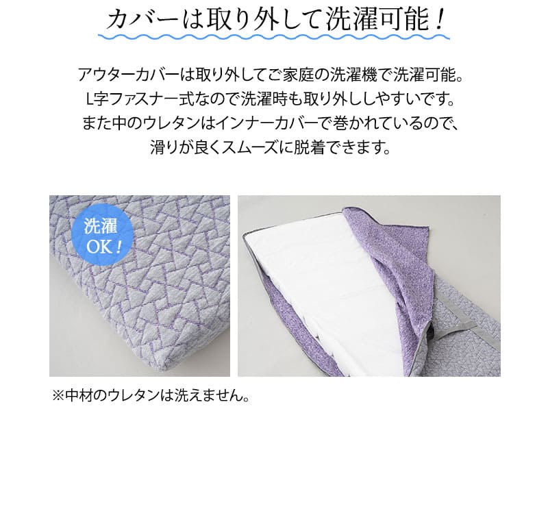 ロールマットレス 65×180cm コンパクトショート 寝るだけ ボディケア 高反発 ウレタン ロール式 フィットネスマットレス