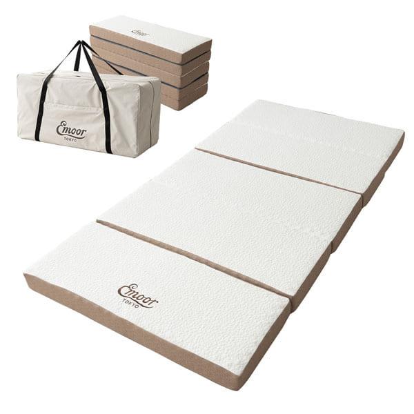 折りたたみ マットレス シングル 5つ折り コンパクト バッグ付