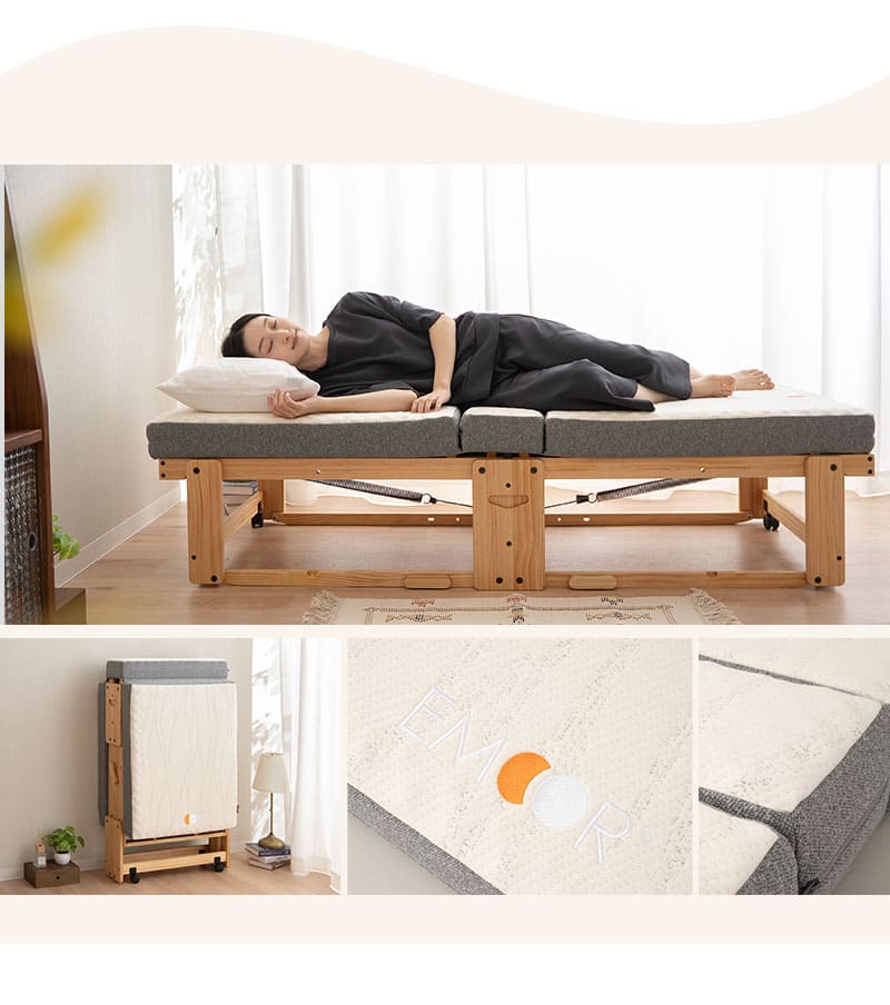 EMOOR（エムール） 折りたたみベッド専用 マットレス 幅65 コンパクト