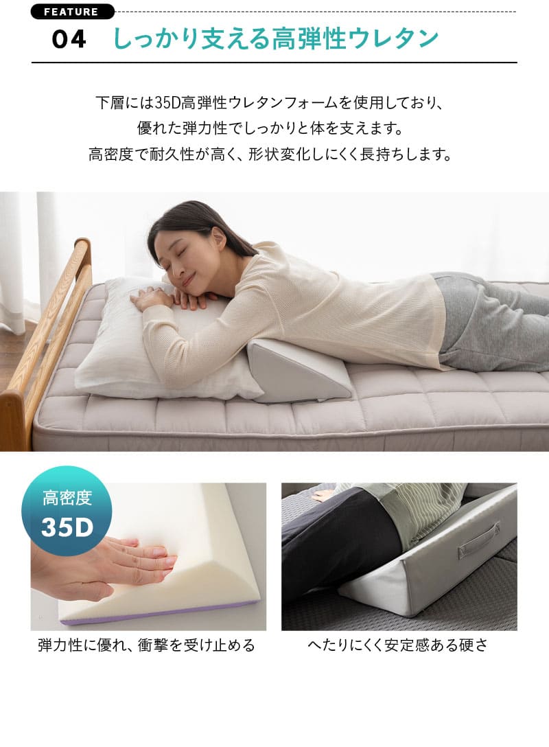 体位変換クッション 2個セット 介護クッション 三角クッション 足枕 姿勢安定 体位変換 体位保持 床ずれ防止 介護 リハビリ 高齢者