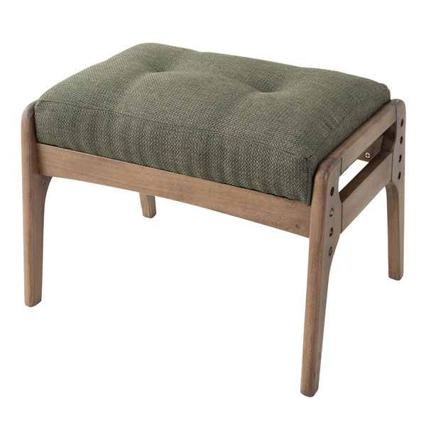 EMOOR（エムール） オットマン スツール 高さ調節可能 高品質 ファ