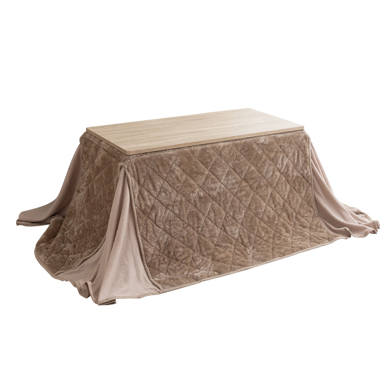 テーブル コタツ機能付き コードリモコン付属 掛け布団付き ⭐️送料無料⭐️ EMOOR（エムール） こたつセット ハイタイプ 幅120cm 長方形 省