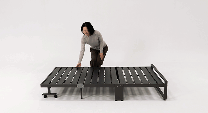 三つ折りマットレス専用 折りたたみベッド FARBLE ファーブル TATAMU