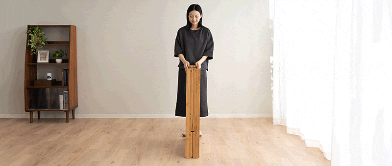 折りたたみベッド すのこベッド シングル 竹製 天然竹 バンブー 通気性 カビ 湿気 WABINE