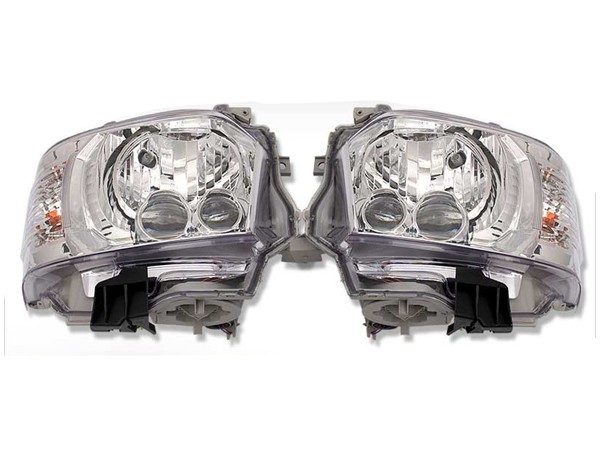 ハイエース 200系 カスタム 5型 LEDヘッドライト インナーブラック