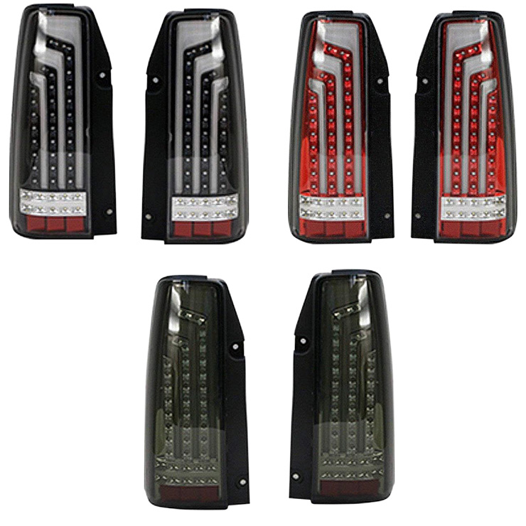 ジムニーJB23/JB43系 LED テールランプ 縦ライン LED テール ブレーキ ウィンカー バックランプ テールライト ハイフラ抵抗付  車検対応 カスタム 外装パーツ