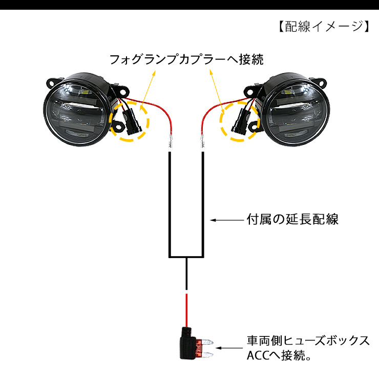 ジムニー JB64W シエラ JB74W LED フォグランプキット デイ
