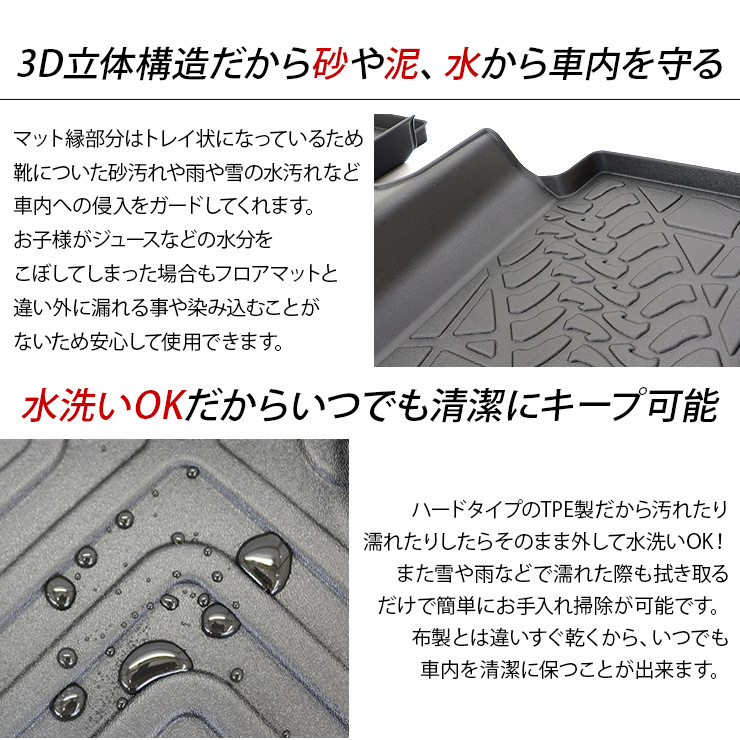 ジムニー ノマド JC74 ラバーマット 二列目用 3Dラバーマット フロア