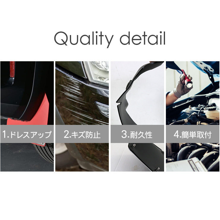 トヨタ RAV4 50系 マッドガード マッドフラップ 全2色 ABS素材