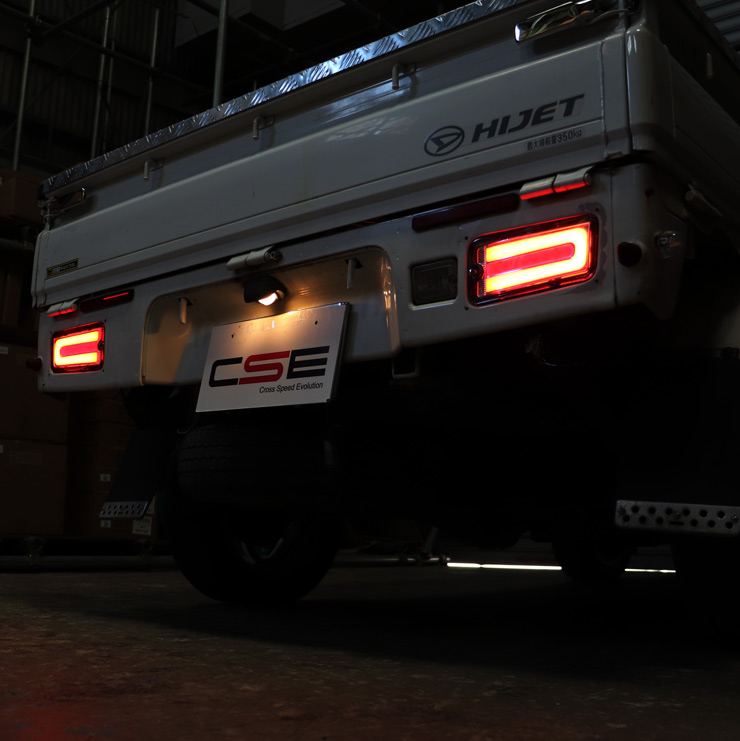 REITZ ハイゼットトラック LEDテールランプマフラーカッターカスタムセット ハイゼットトラック S500P/S510P 前期 LED テールランプ