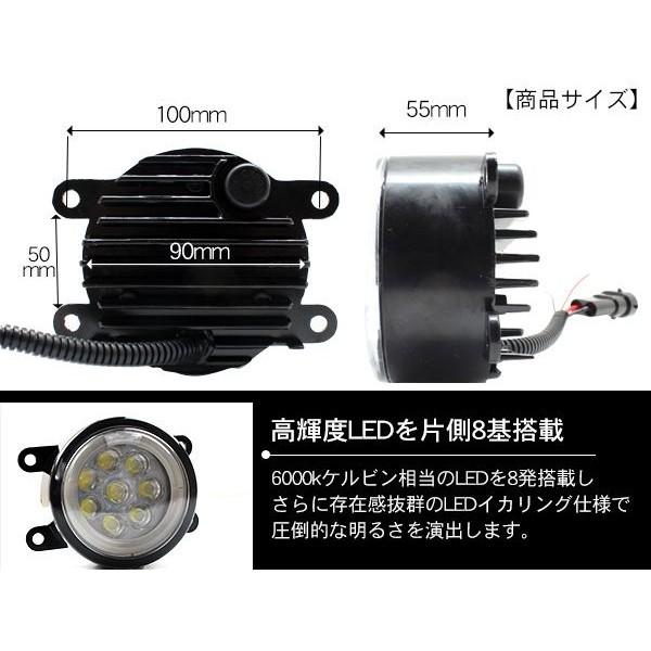新型 ジムニー JB64W/JB74W 専用 LED フォグランプ イカリング付