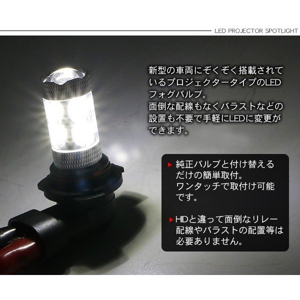 エスティマ 30/40/50系 LED フォグランプ HB4 LEDフォグバルブ フォグ