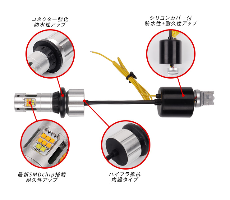 DA17W  エブリィワゴン　残光スローウインカーキット DA17W エブリィワゴン 残光スローウインカーキット - メルカリ