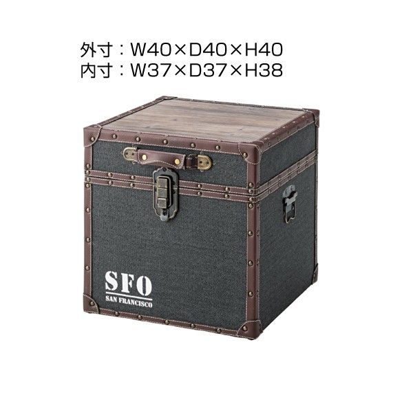 トランクテーブル 机 テーブル デスク トランク型 収納 パーソナル