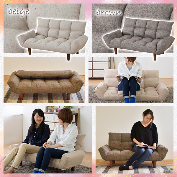 カウチソファ ソファ 2人掛け 二人掛け ローソファ フロアソファ