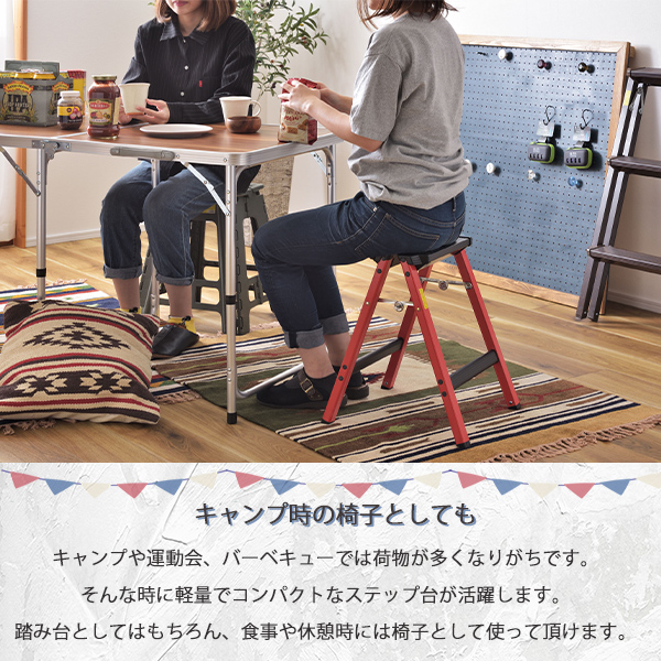 アウトドア 掃除 洗車 スリム 室内 コンパクト 椅子 スツール 脚立 ステップ pc-706_01.jpg