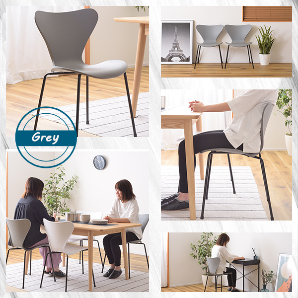 ぽこみっち 2脚　椅子　オシャレ　インテリア　美品 50071.jpg