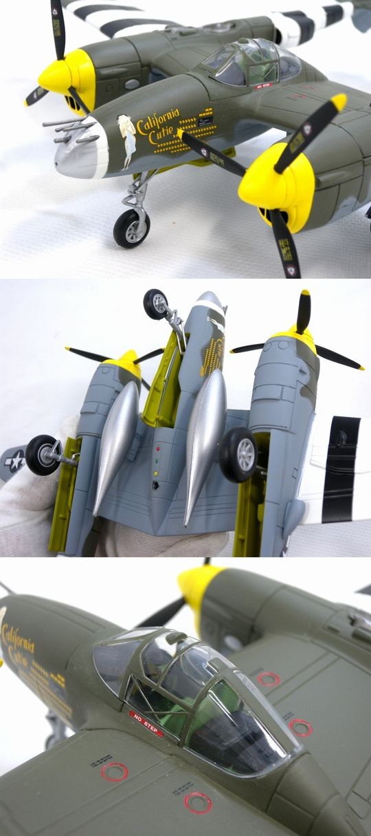 希少品 レア【フランクリンミント/FranklinMint】P-38 ライトニング California Cutie アーマーコレクション 1/48  模型 ダイキャスト ペロハチ 双胴の悪魔 : oht-00016 : アット・スマイル - 通販 - Yahoo!ショッピング