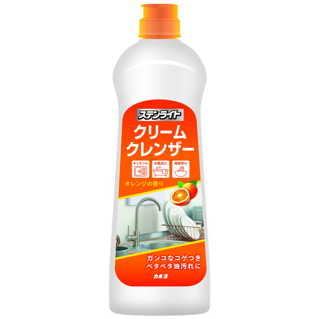 カネヨ石鹸 ステンライト クリームクレンザー オレンジの香り 400g