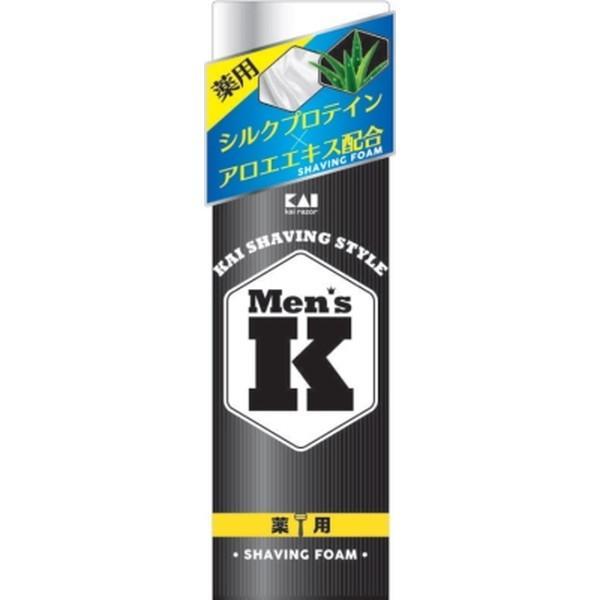 貝印 MENS シルクプロテイン配合 薬用シェ...の詳細画像1