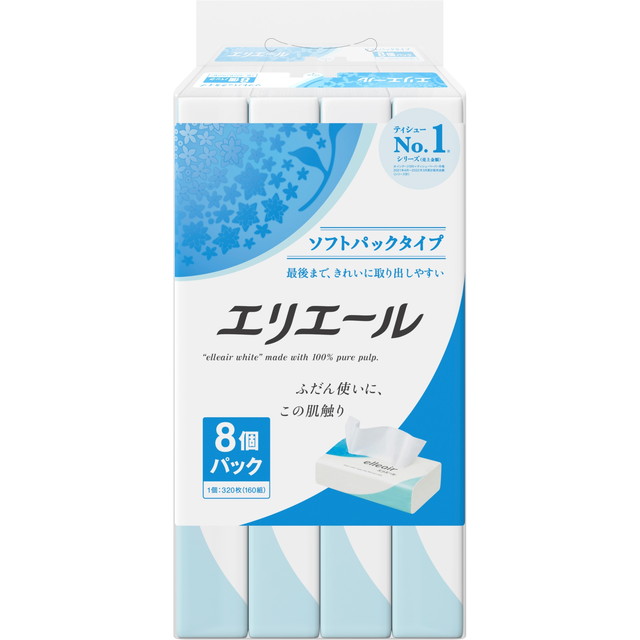大王製紙 エリエールティシュー ソフトパック ...の詳細画像2