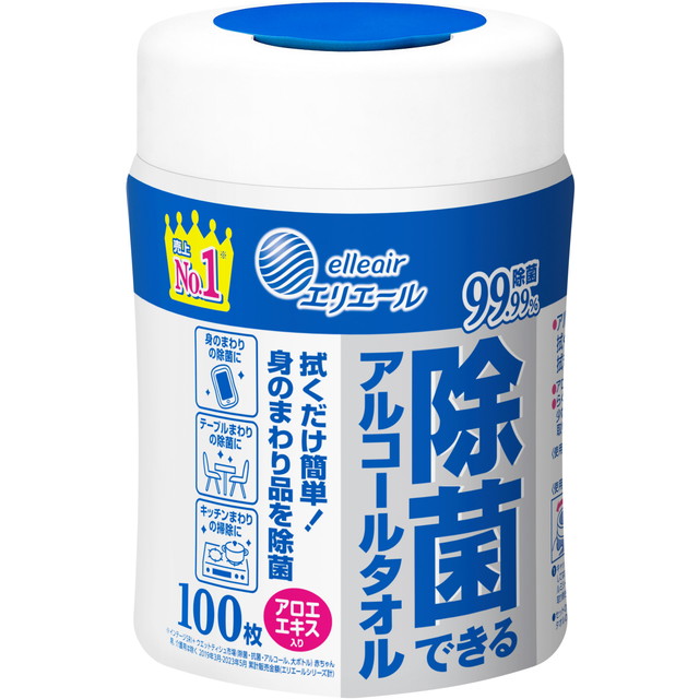 大王製紙 エリエール 除菌できるアルコールタオ...の詳細画像1