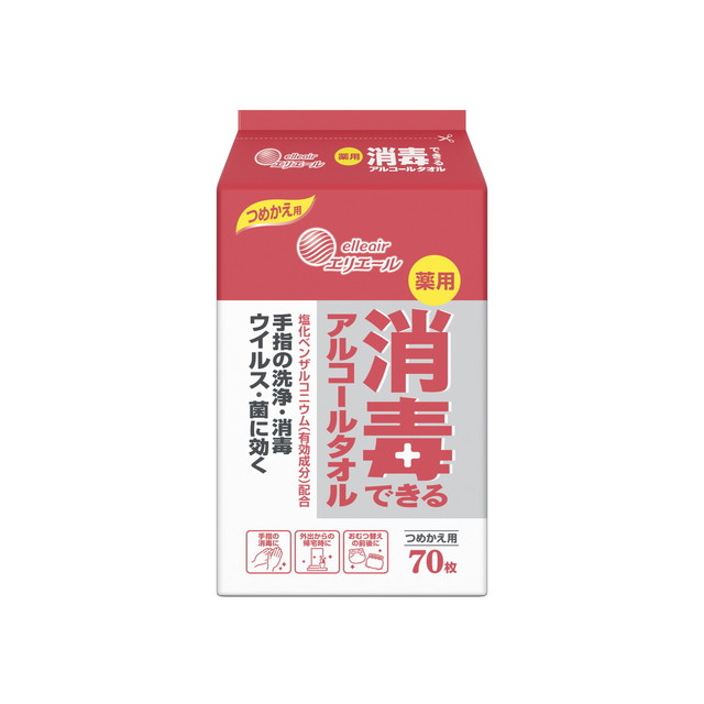 大王製紙 エリエール 薬用消毒できるアルコール...の詳細画像1