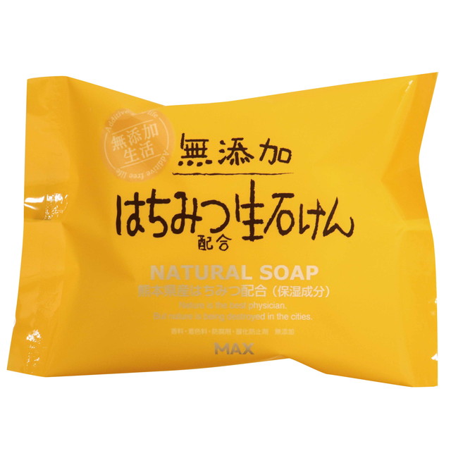 マックス 無添加 はちみつ配合 生石けん 80gの詳細画像2