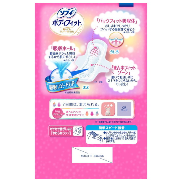 ユニ・チャーム ソフィ ボディフィット 羽つき...の詳細画像1