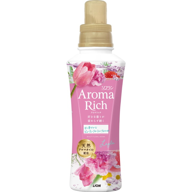 AromaRich ライオン ソフラン アロマリッチ レイラ 本体 480ml 柔軟剤
