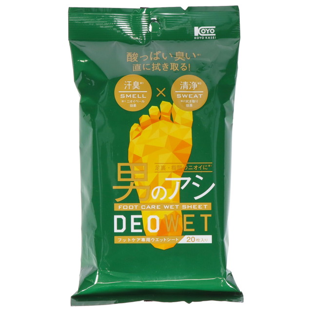 コーヨー化成 デオウエット フットケアシート ...の詳細画像2