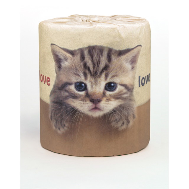 林製紙 やっぱり猫が好き トイレットペーパーの詳細画像1