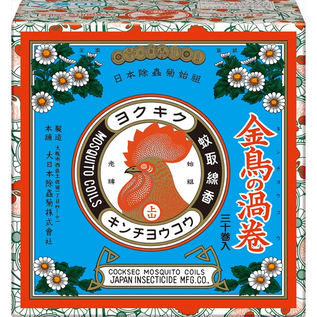 KINCHO 大日本除虫菊 金鳥 キンチョー 金鳥の渦巻V 30巻 紙函